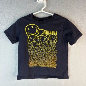 Kids Nirvana Smiley Face T-Shirt